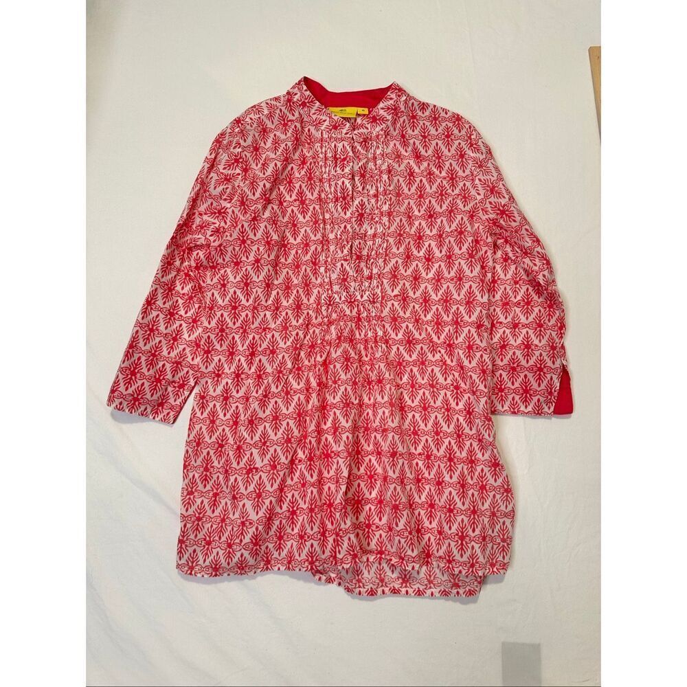 Roberta Roller Rabbit geometric print lightweight top tunic coverup, size XS
